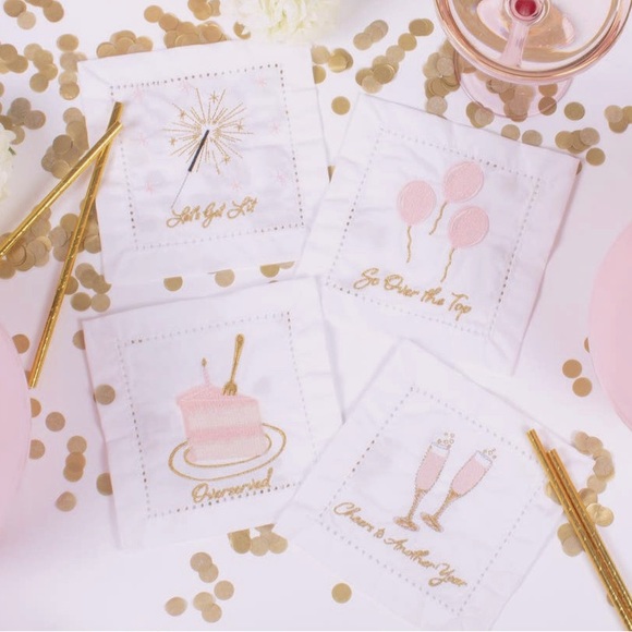 Birthday Girl Cocktail Napkin Set - Picture 1 of 2